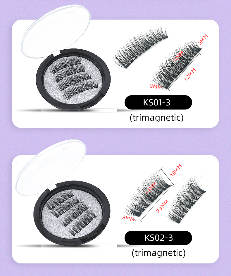 Synthetic fiber material 3D mink eyelashes 100% handmade natural fluffy long and soft rhes eusable false eyelaswith eyelash appl