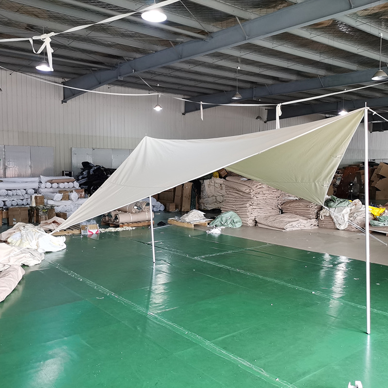Manufacture Products 5.1*4m White Practical Professional Camping Tent Glamping Outdoor Tent Canopy Camping