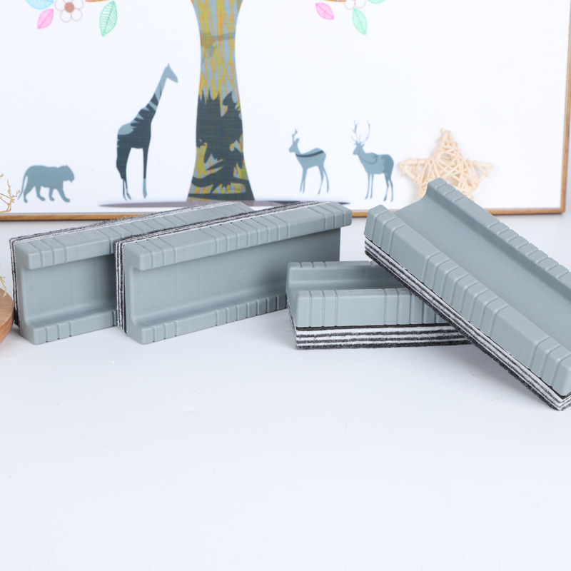 Peelable меловая доска сухой стирать доска ластик мягкие ворсовые слои очистить белую доску ластик