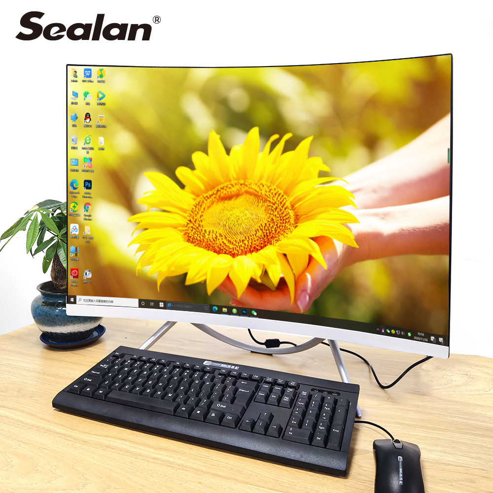 SEALAN изогнутый экран 27 дюймов i7-4960 интегрированный Тип oem завод fhd Горячая продажа RAM 16GB SSD 480GB игровые компьютеры aio