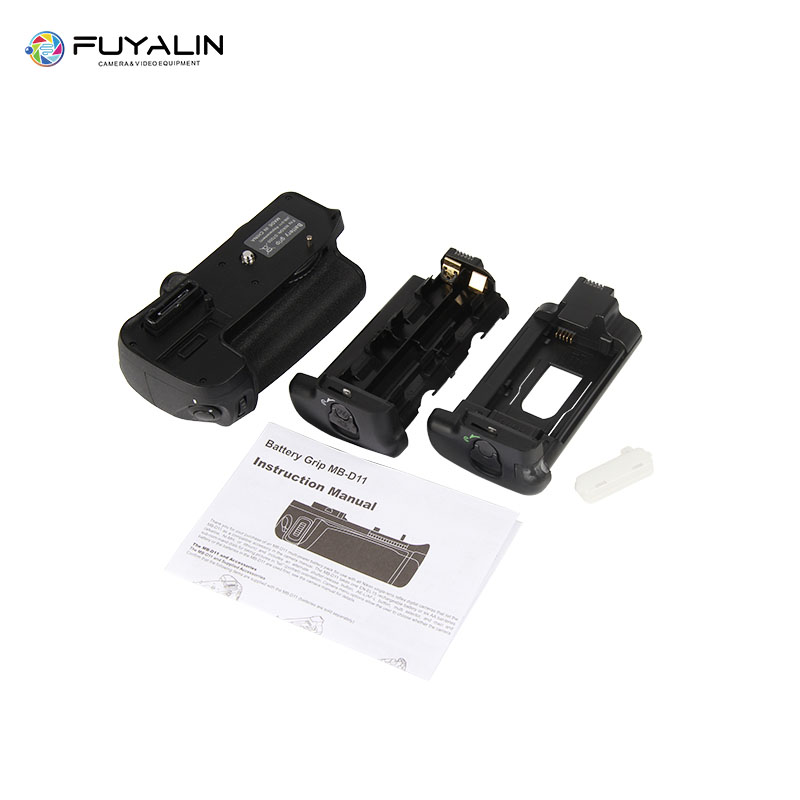 Вертикальный держатель батареи FUYALIN D7000, держатель батареи для камеры Nikon D7000, батарея исключается