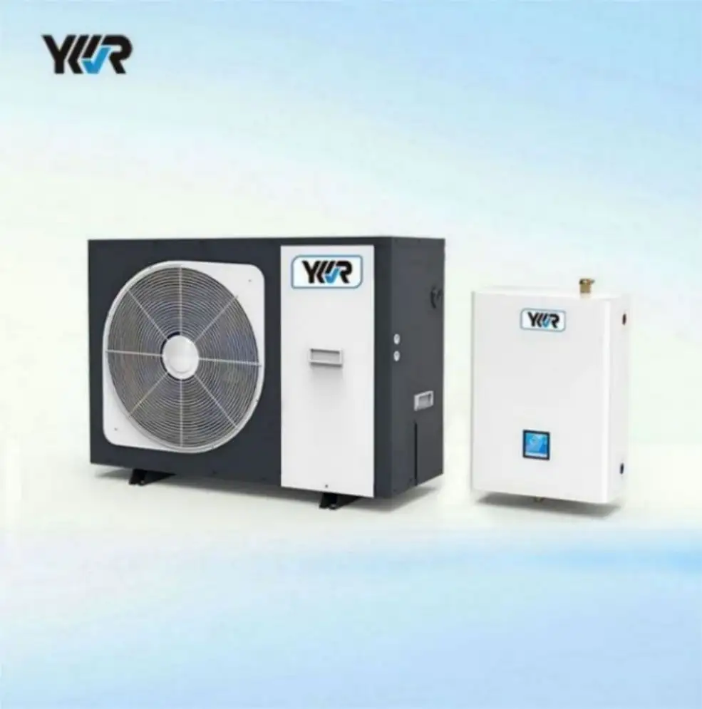 China Low Temp -25 degree ErP A+++ EVI DC Inverter R32 Air To Water Air source heat pump water heater heatpump warmepumpe