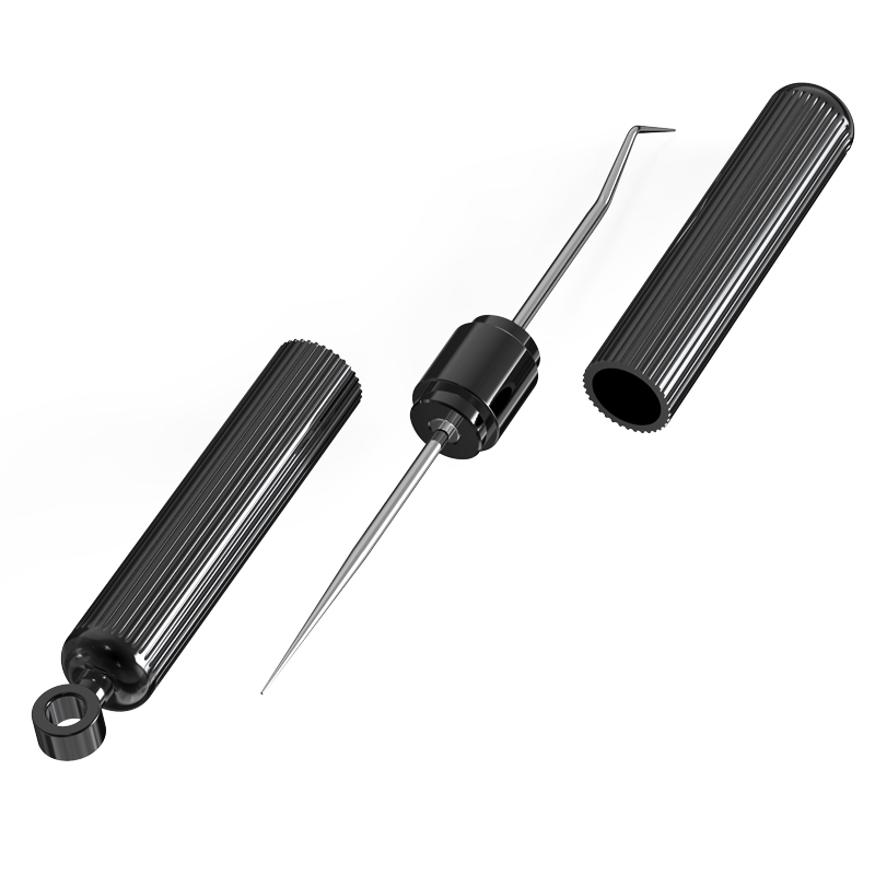 Outdoor Portable Titanium Alloy Toothpicks Storage Reusable Nontoxic Titanium Alloy Toothpick