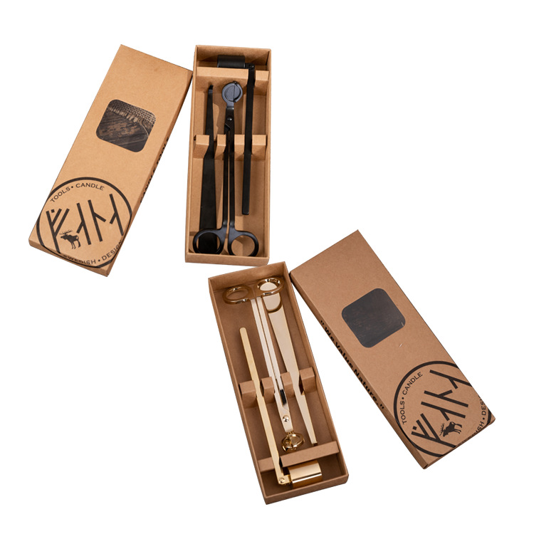 Wholesale Private Label Wick Trimmer Wick Dipper Candle Snuffer Extinguisher Candle Accessory Care Tool Set