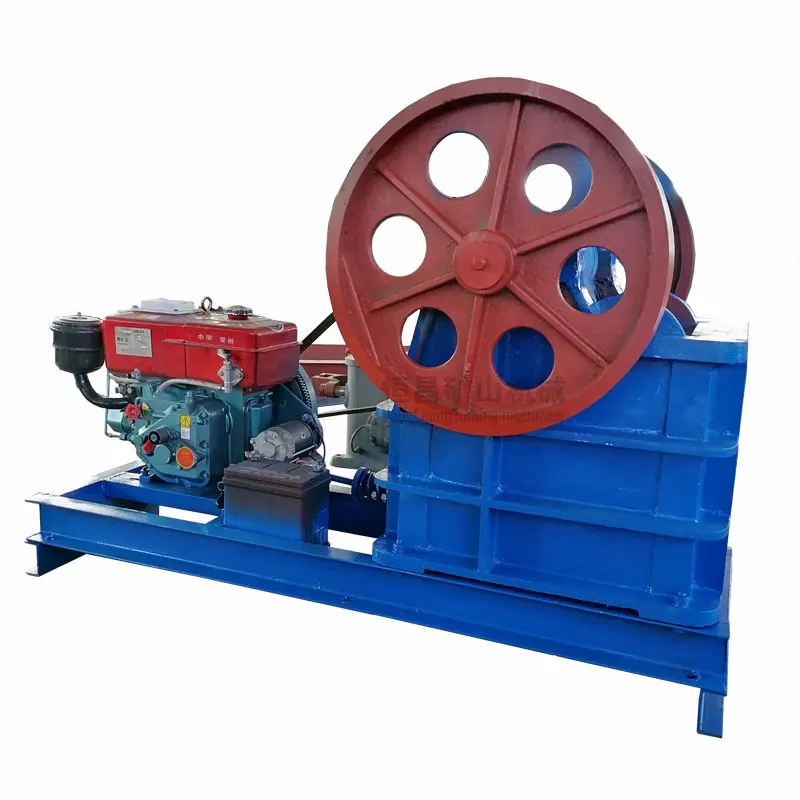 Factory Price Portable Small Diesel Engine Jaw Stone Crusher,Mobile Rock Crusher PE150*250