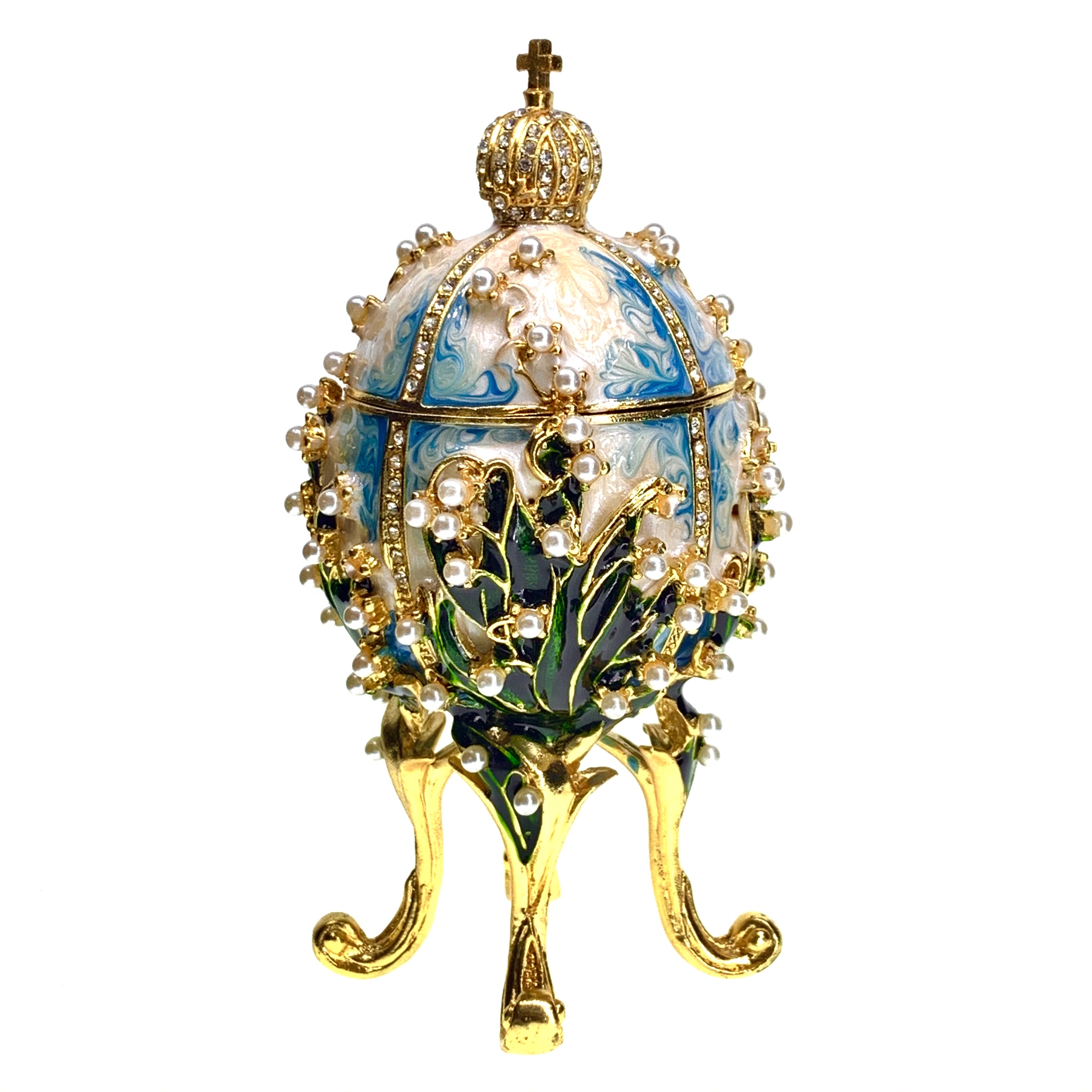 Новое поступление, русский faberge, металлическая шкатулка для украшений, подарок на Рождество (QF2987)