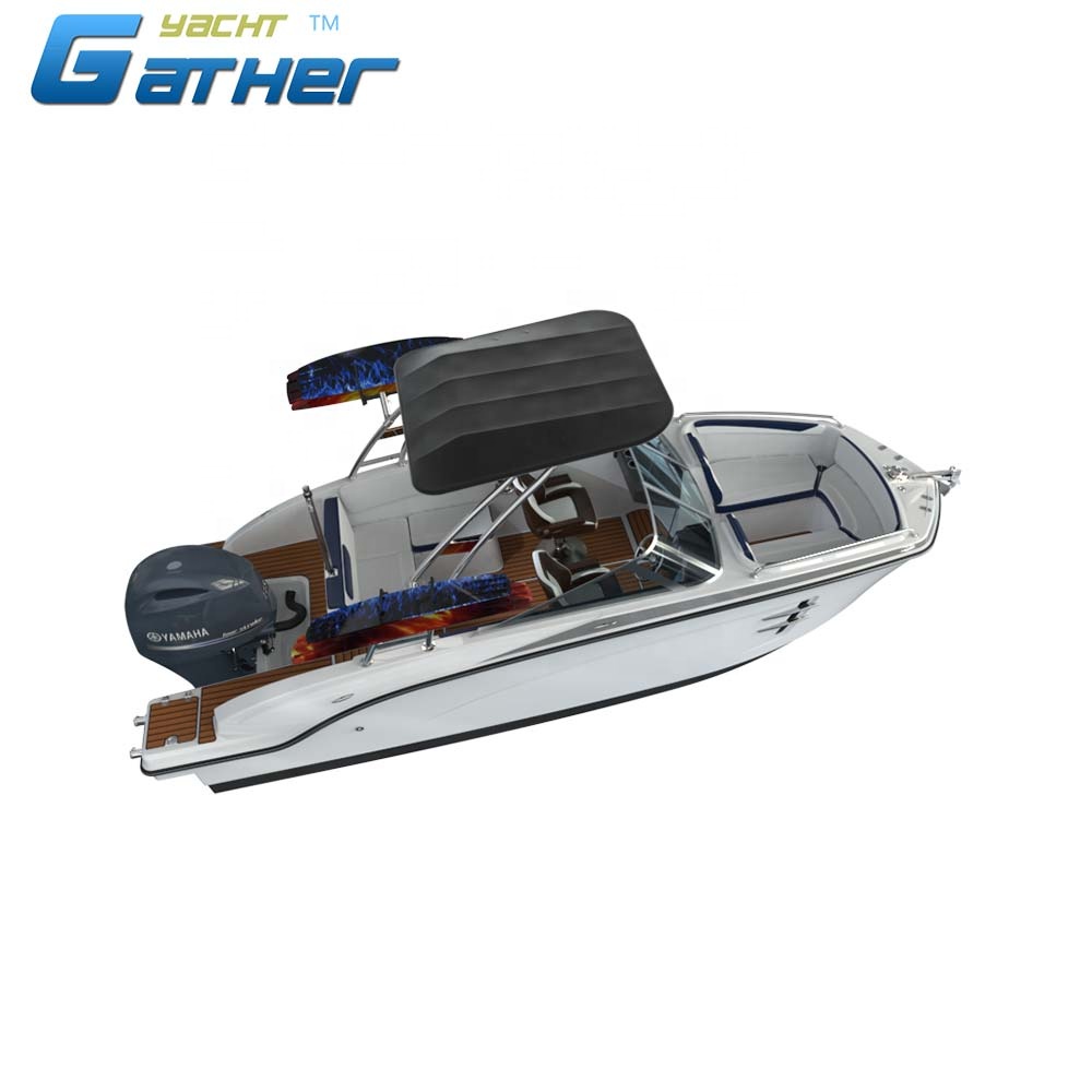 Спортивная лодка для сбора яхты 19 футов, лодка bowrider для продажи
