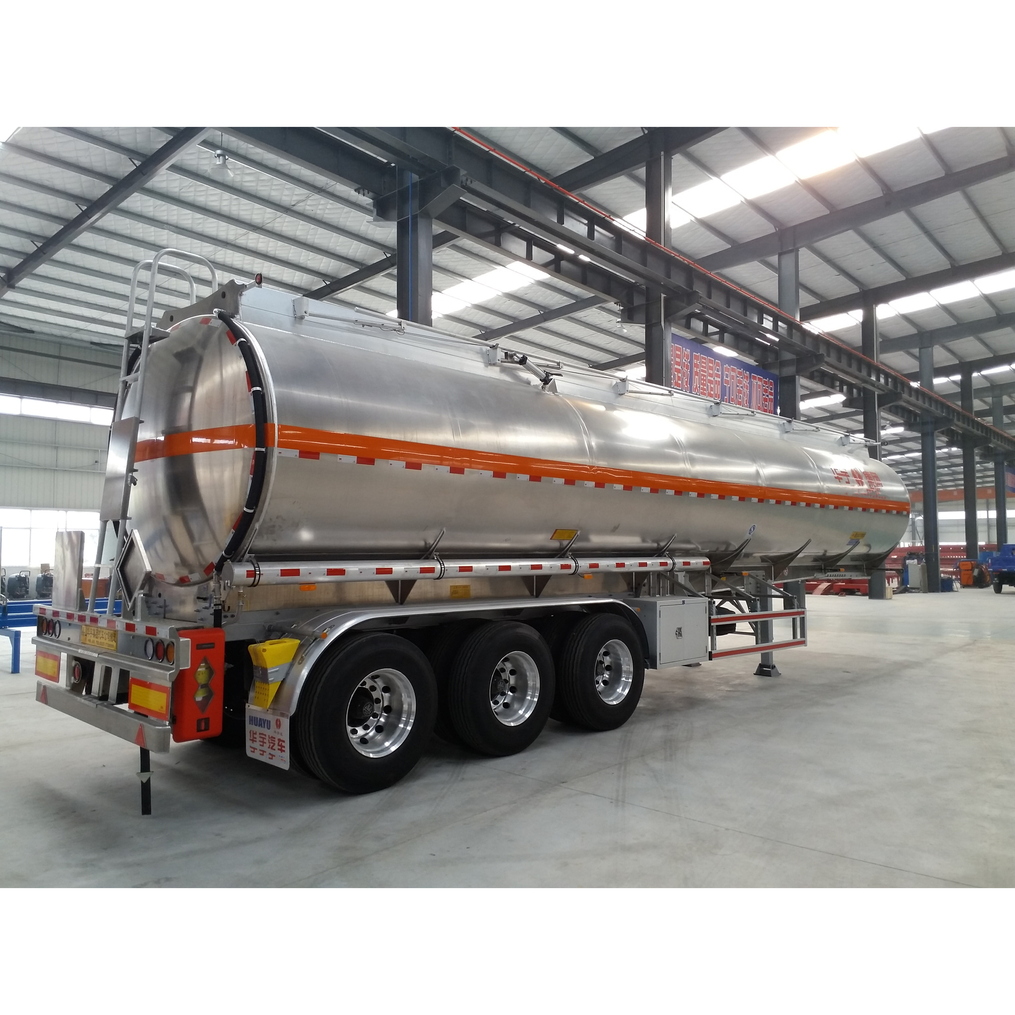 High quality Aluminum Oil Fuel tank trailer ER50000 Semi tankers