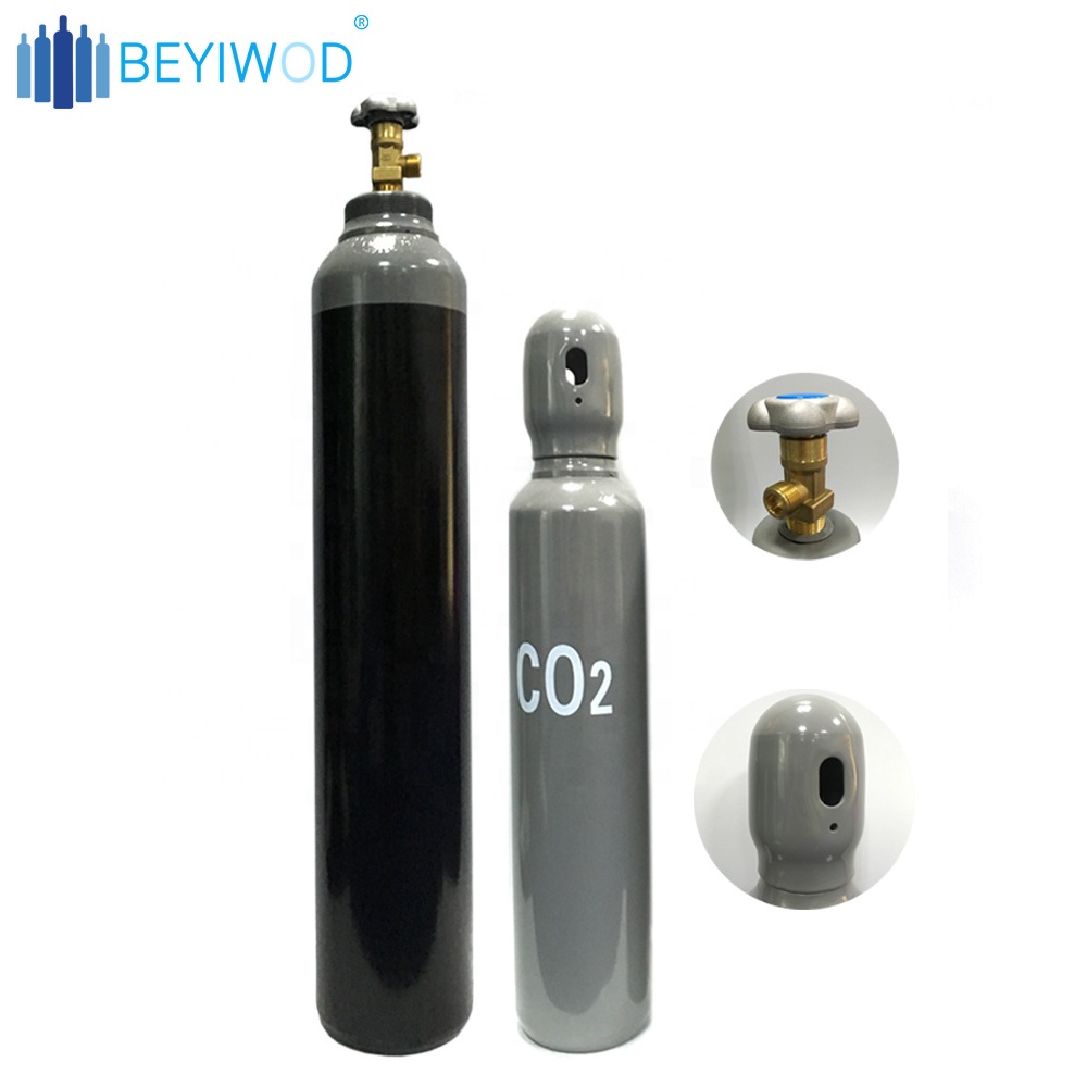 BEYIWOD Промышленное использование кислород/co2/аргон 40l 50l бесшовный Стальной баллон газовый баллон
