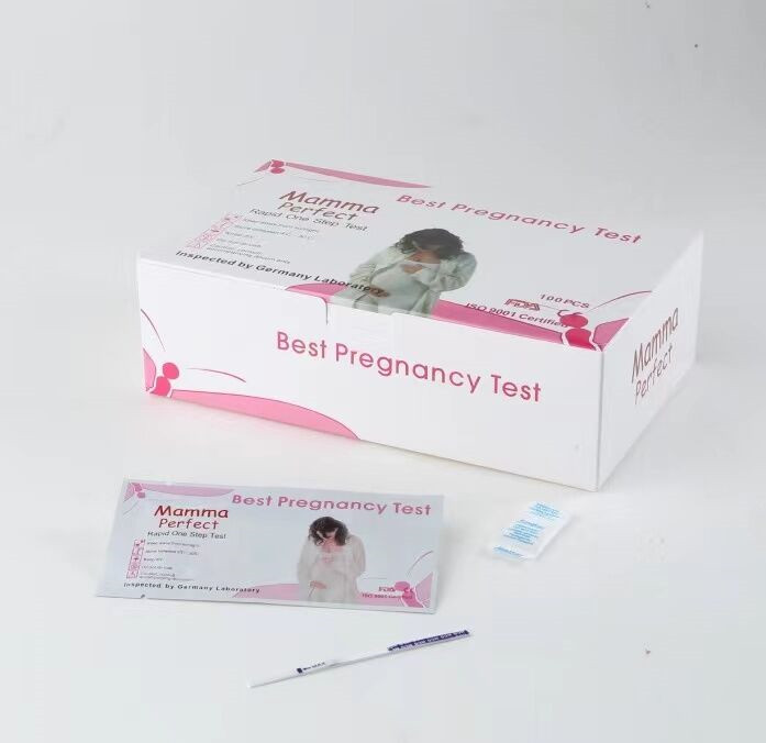HCG Pregnancy Test srips approved Kit Test Kit Mama Perfect urine test kit for quick and easy use at home