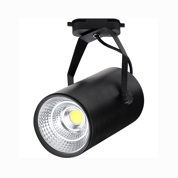 Коммерческое использование foshan track lighting 12w регулируемый светодиодный Трековый светильник cob