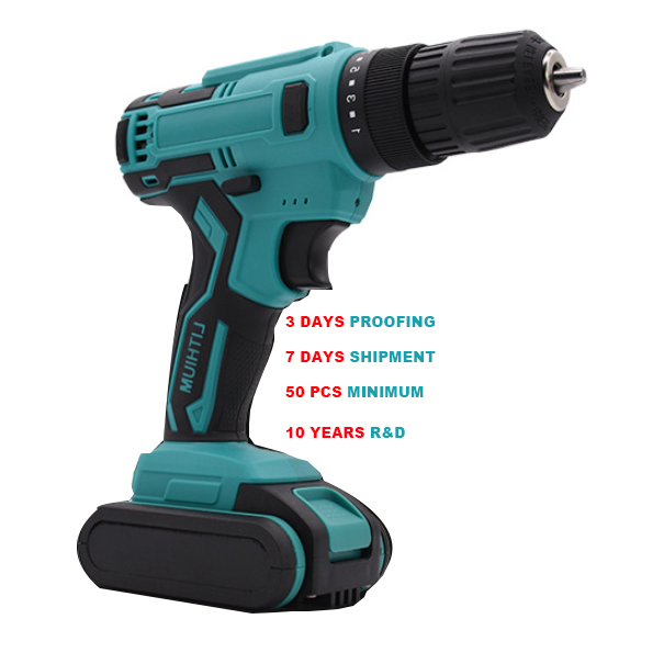 high quality Rechargeable lithium battery hand electric power tool cordless drill