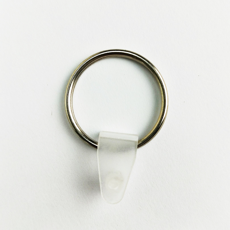 Metal key ring Sublimation MDF Key holder accessories Plastic keychain connector