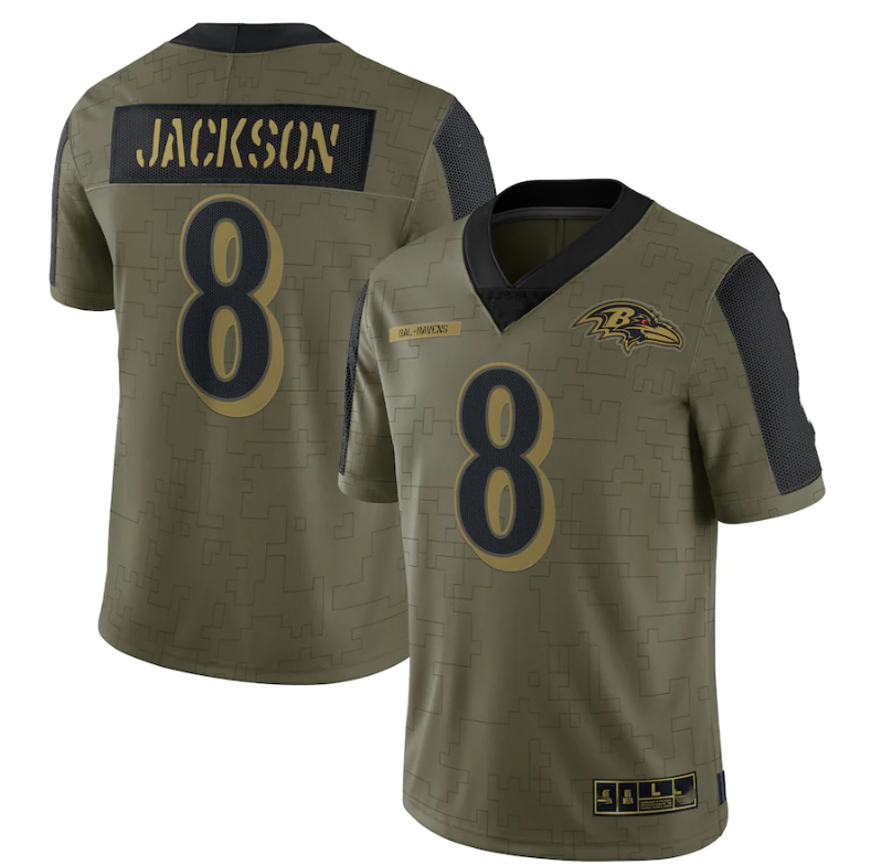 Оптовая продажа дешевых мужских и женских футболок 2021 N F L Salute To Service Limited Player