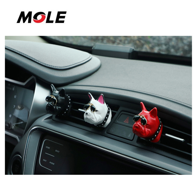 MOLE Car Aromatherapy dog style car diffuser perfumes creative mini aromatherapy car air freshener