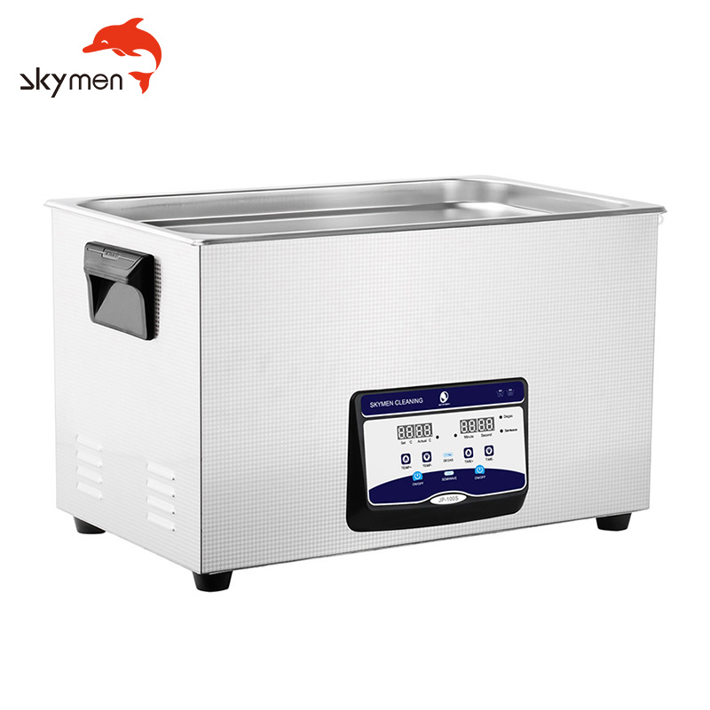Skymen JP-100S 30L крупных коммерческих и маникюрных салонах, ультразвуковой стерилизатор для дизельный двигатель форсунки системы питания с общей топливной части автомобиля ржавчины смазки грязи удалить очистки