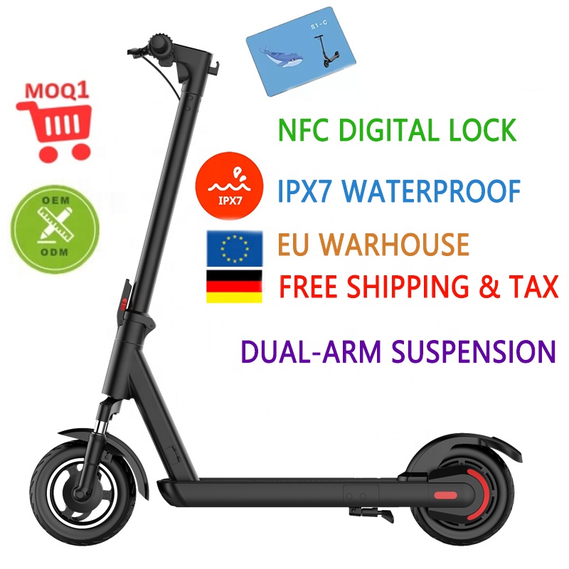 S1-C PRO мощный аккумулятор два колеса Водонепроницаемый IPX7 NFC разблокировка ключ 850 Вт 500 Kick Электрический скутер
