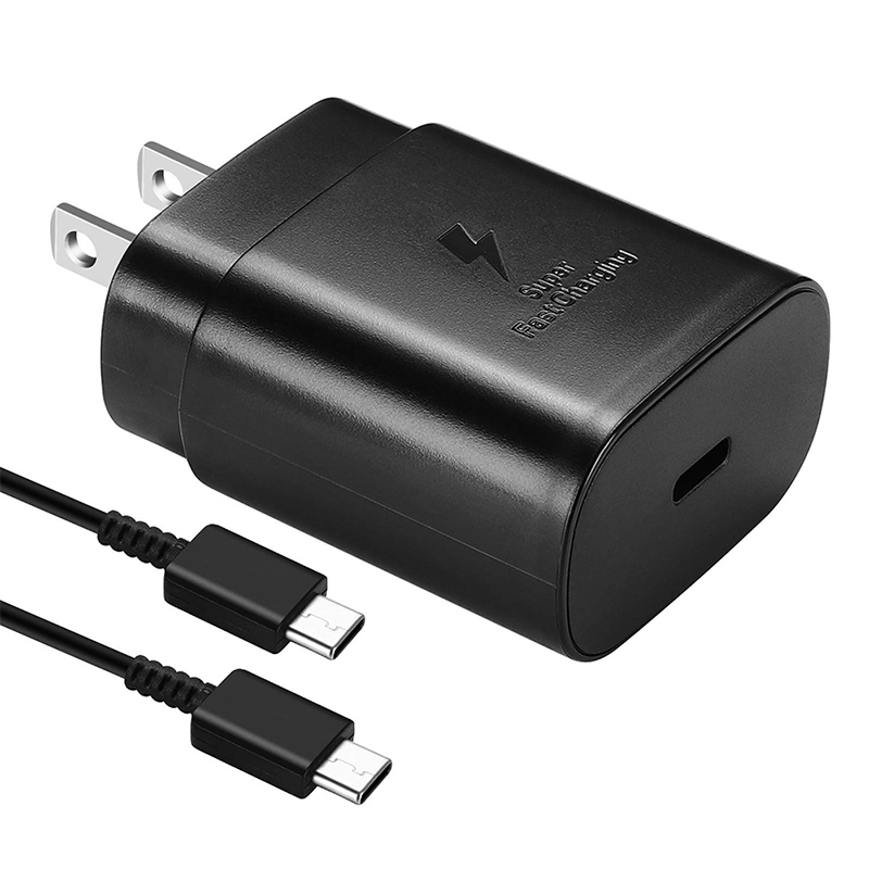 For Original Samsung 25W Fast Charger US Adapter 3A Type C USB Cable For Samsung Galaxy Note 10 S20+ S20 Ultra