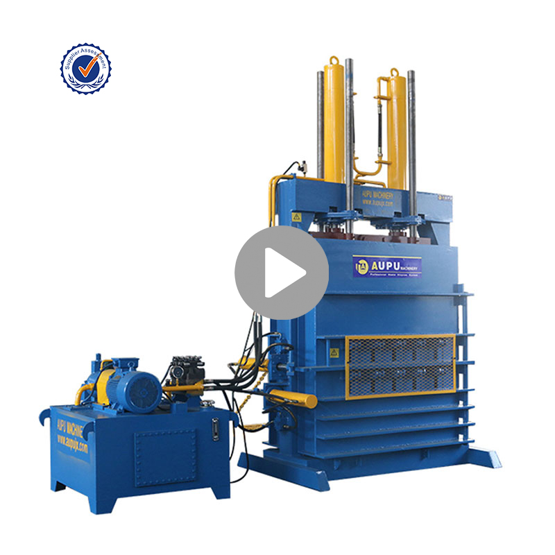 Waste steel tire wire compactor baler factory for tyre recycling