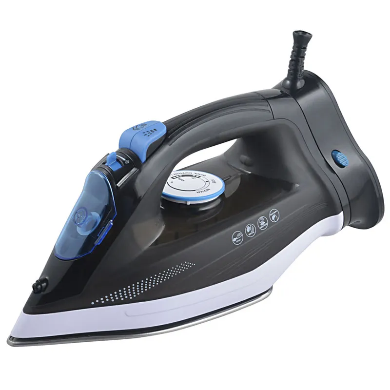 Steam Iron & Vertical Steamer for Clothes 2000 Watts Self-Cleaning Cordless Steam Flat Iron with Retractable Cord