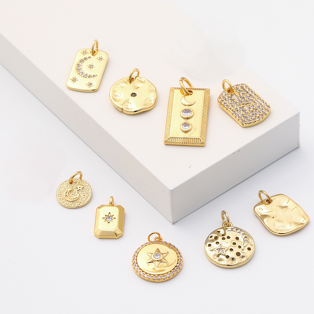 High Quality Necklace Replaceable Pendant bail pandahall Gold Plated with Multiple Options for Jewelry Makin
