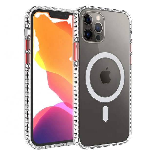 Новое поступление, магнитный Прозрачный чехол для телефона из ТПУ для Iphone 11/11 Pro/11 Pro Max/12 Mag, безопасный Чехол