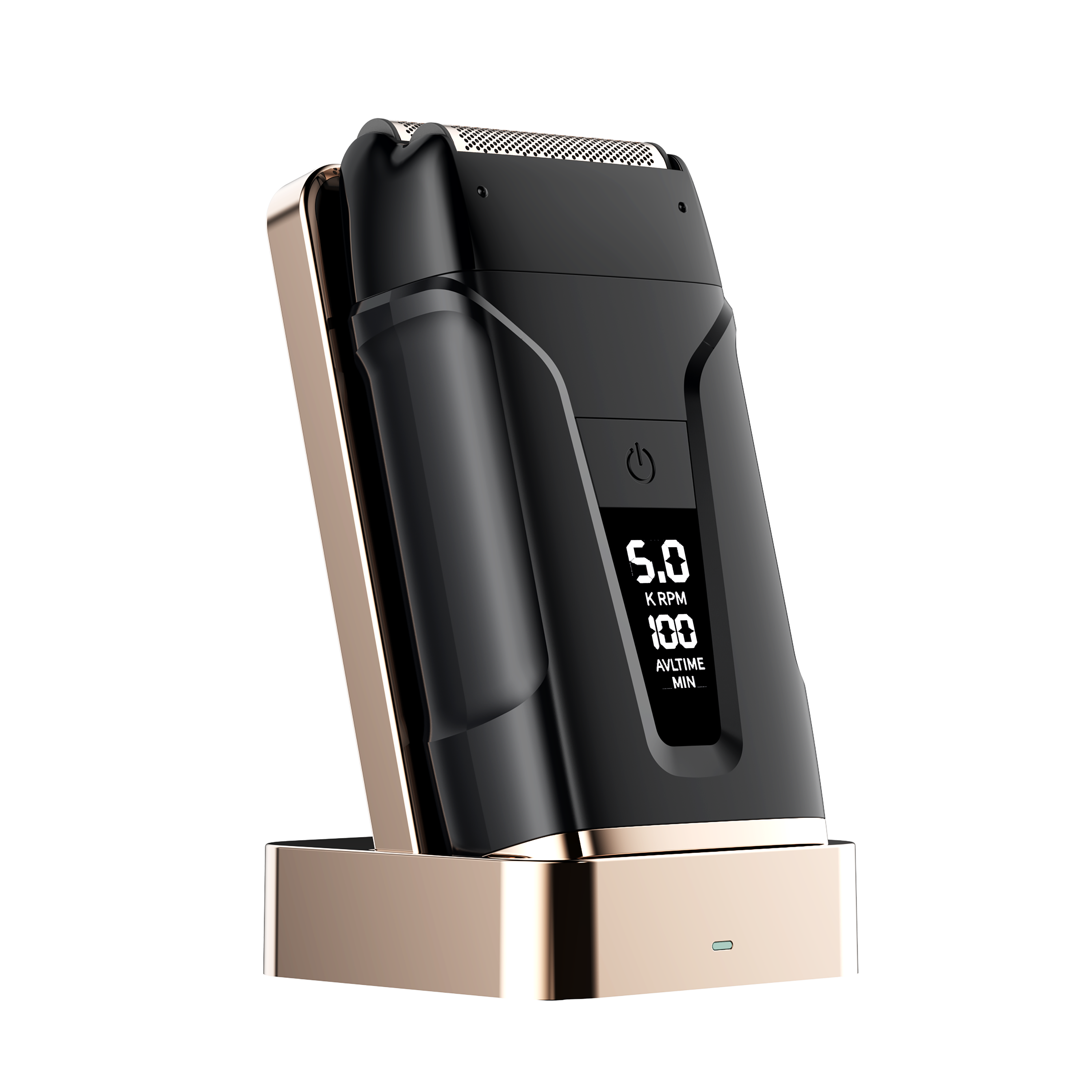 RS2113 MIOCO Professional Man's Razor Zero Shaver with Double Titanium Coating Blade Foils Face Use Washable