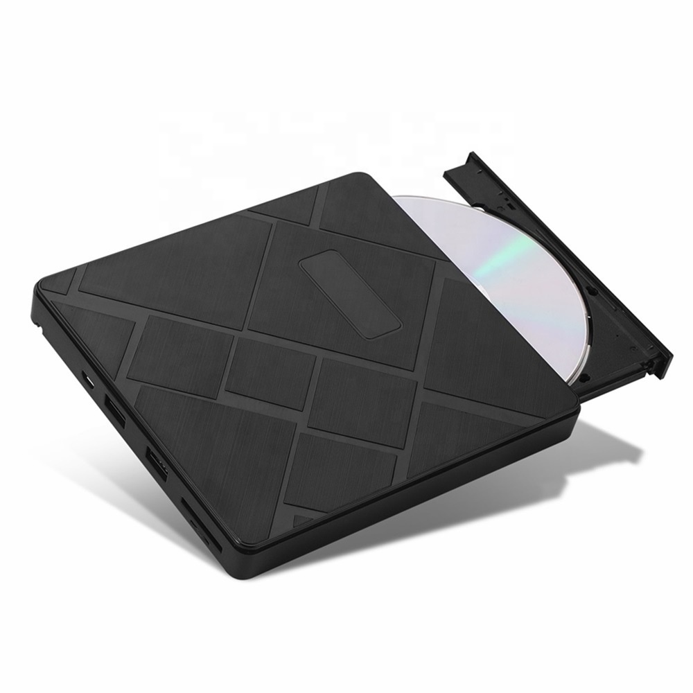 Внешний DVD ROM Оптический привод USB 3,0 CD/DVD-ROM CD-RW плеер DVD горелки Тонкий портативный считыватель для iMac НОУТБУК