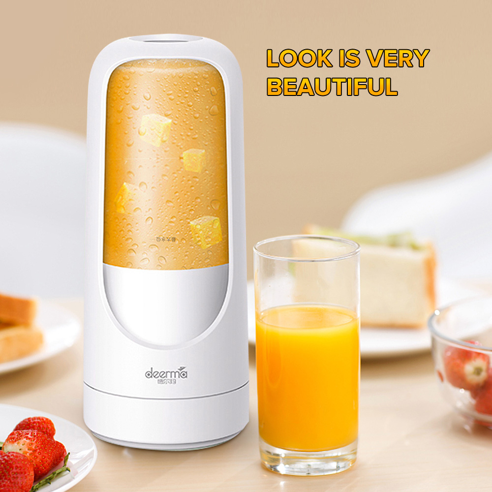 Portable rechargeable usb juicer portable blender maker mini travel blender 45W 300ml wireless for kitchen household