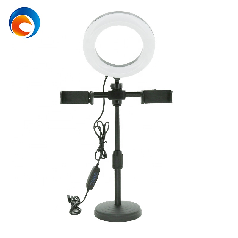 high performance photographic lighting with phone stand video shooting makeup live led selfie ring light for photographic studio