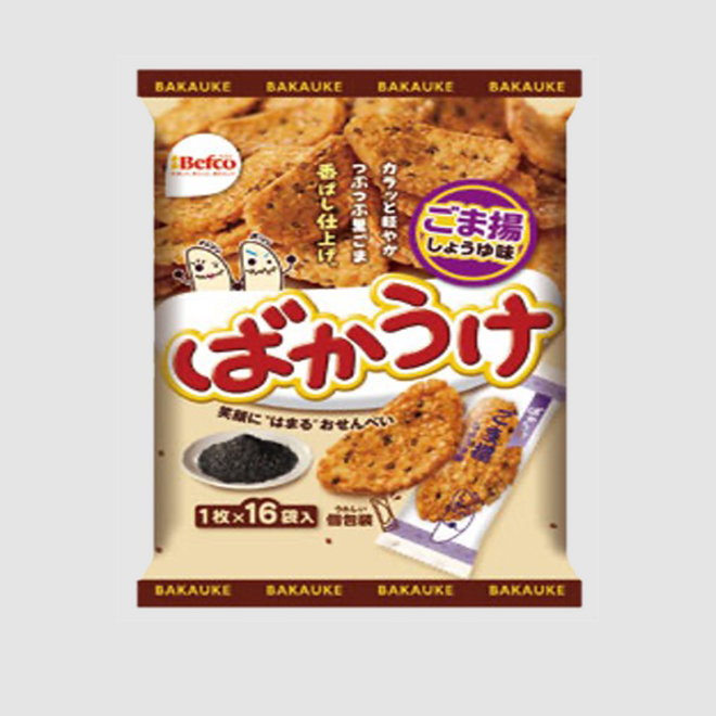 Японские семена кунжута, хрустящие жареные сладкие пищевые закуски Senbei