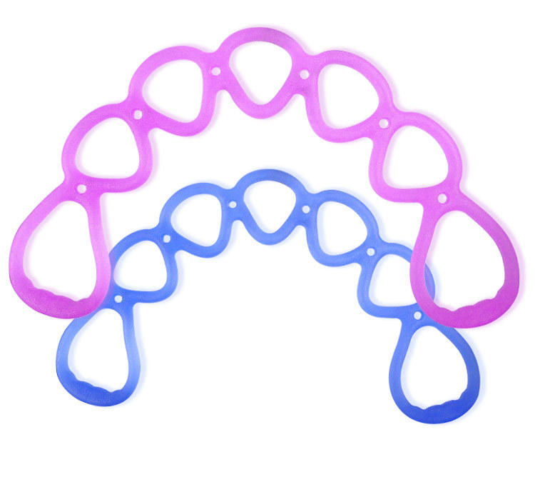 High elastic colorful home gym exercise soft fitness equipment loose weight chest expander