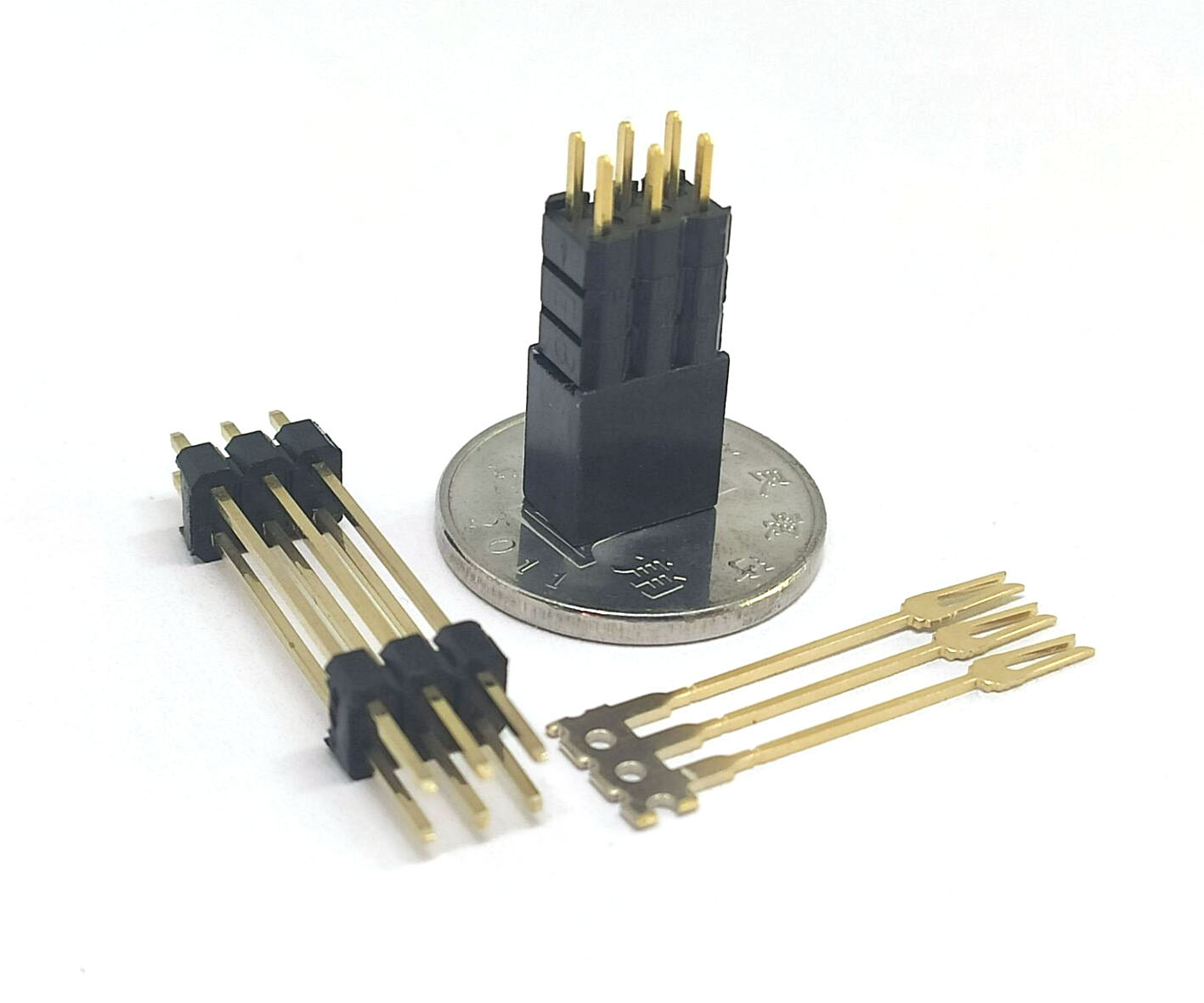2.54mm 6 Pin PCB Socket Female Elevated Socket Header For Automobile