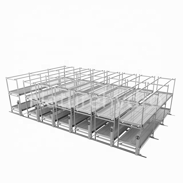 Vertical Rolling Bench Ebb and Flow Rack System Flood Tables