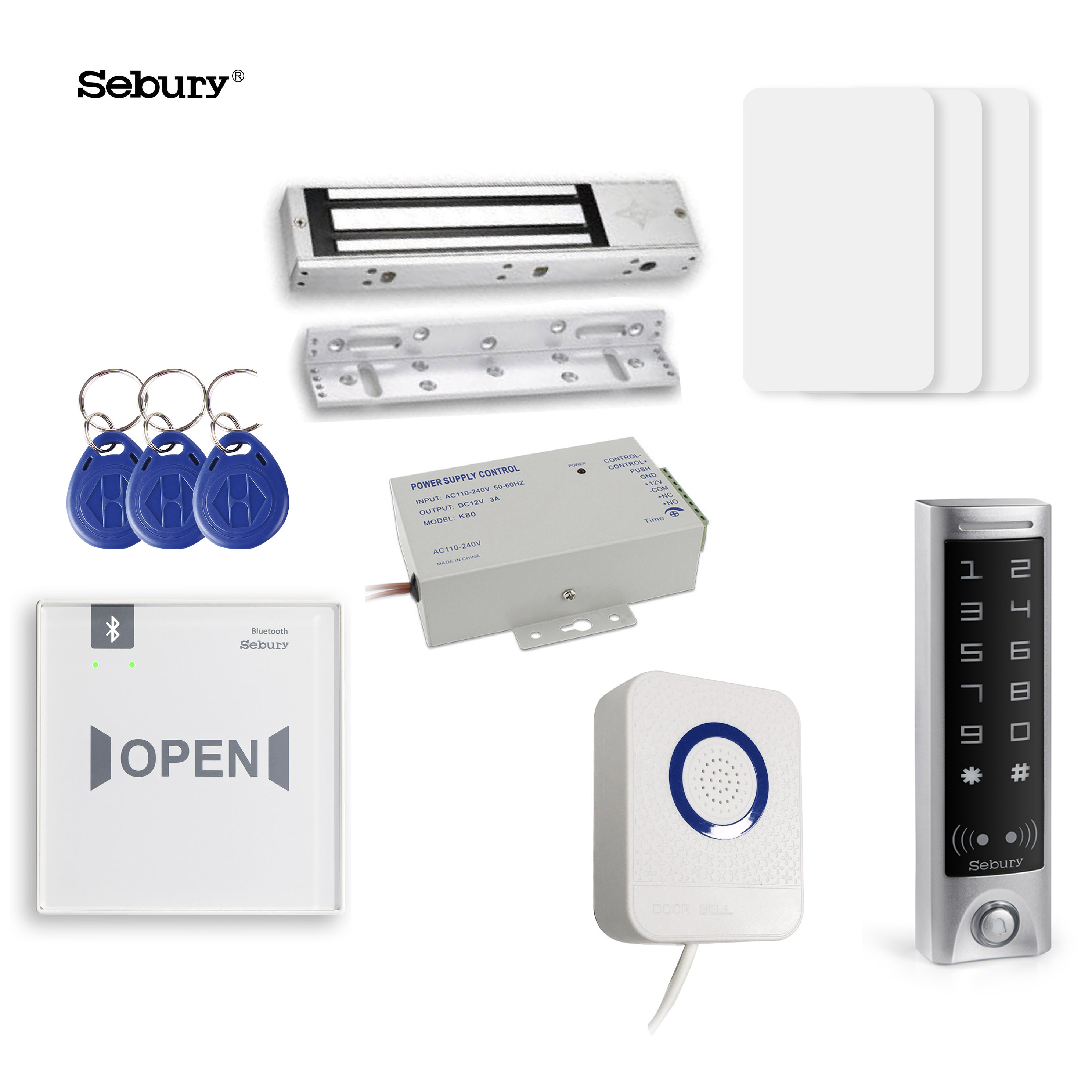 Система контроля доступа Sebury с одной дверью RFID