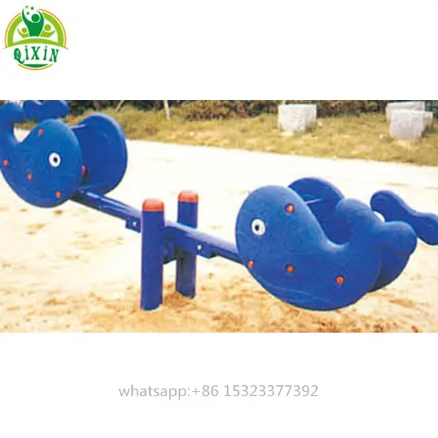 Seesaw cute whale seesaw kids riding seesaw other amusement park products for kids QX-18092H