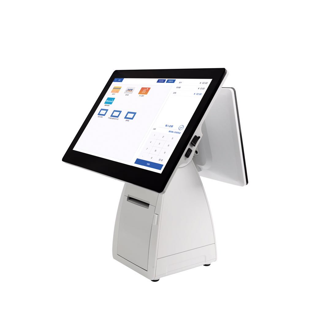 Urovo T5200 Интеллектуальный двухэкранный кассовый аппарат Android Настольный терминал оплаты