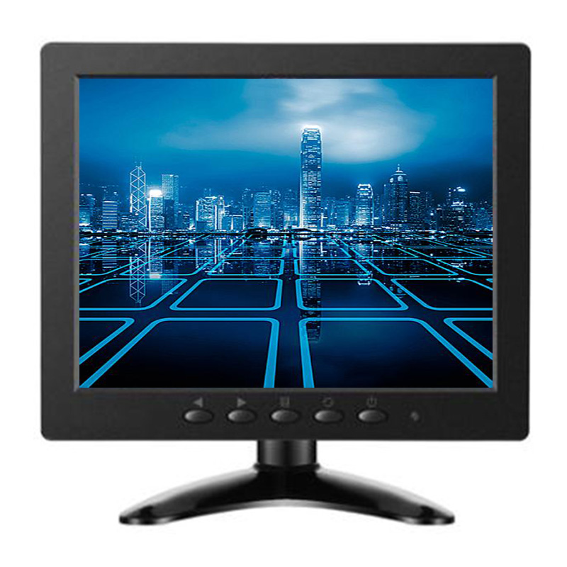 Zikianda 8 дюймов с bnc vga hd-mi usb av вход для автомобиля cctv микроскоп компьютерный монитор TFT ЖК-монитор