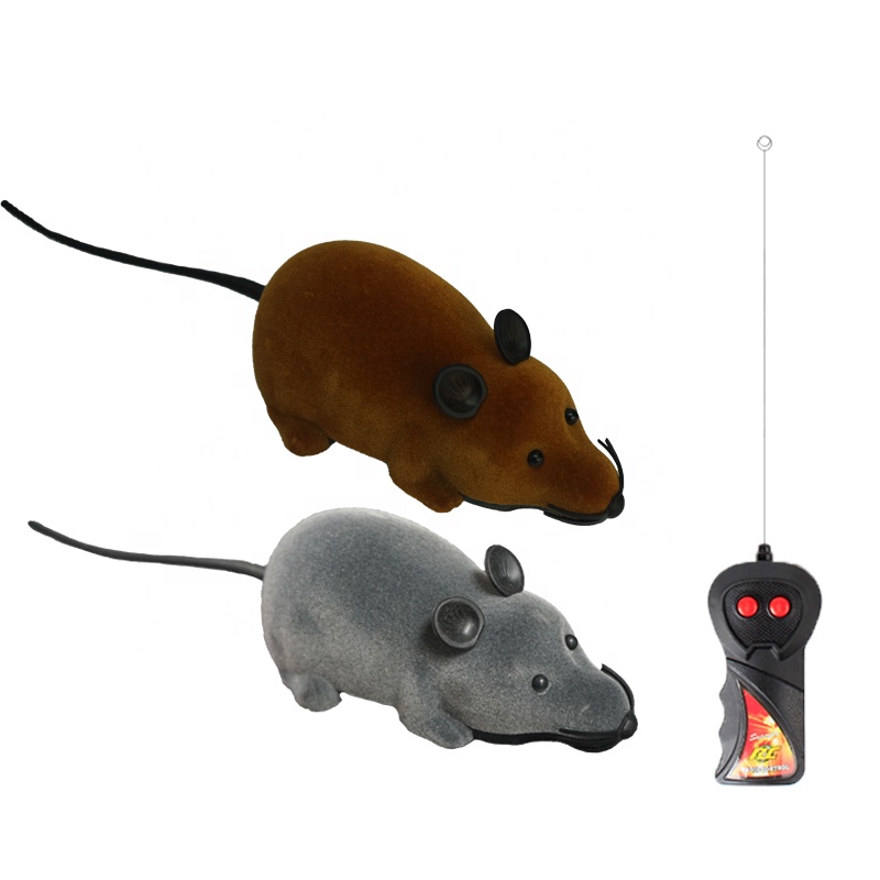 Новая игрушка для кошек Беспроводная электрическая мышь с дистанционным управлением новинка подарок забавная имитация мыши игрушка для кошек