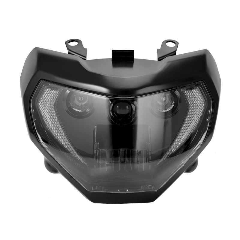 Светодиодные лампы фар с желтый указатель поворота для Y-AMAHA MT07 FZ-07 FZ07 2018 2019 2020