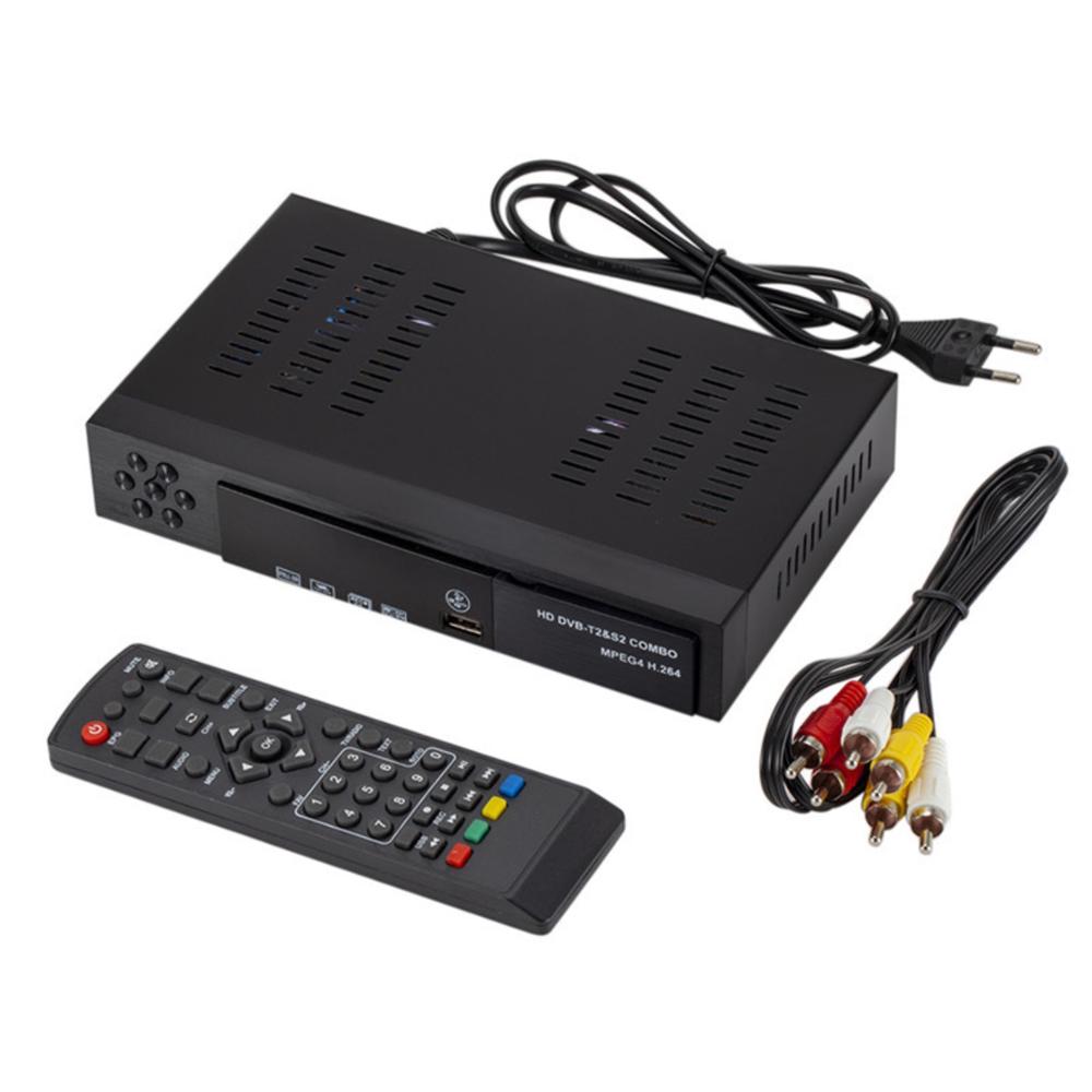 ТВ-приставка HD DVB S2 DVB T2 комбинированная для ТВ-набора поддержка EPG PVR временное переключение субтитры цифровой спутниковый приемник