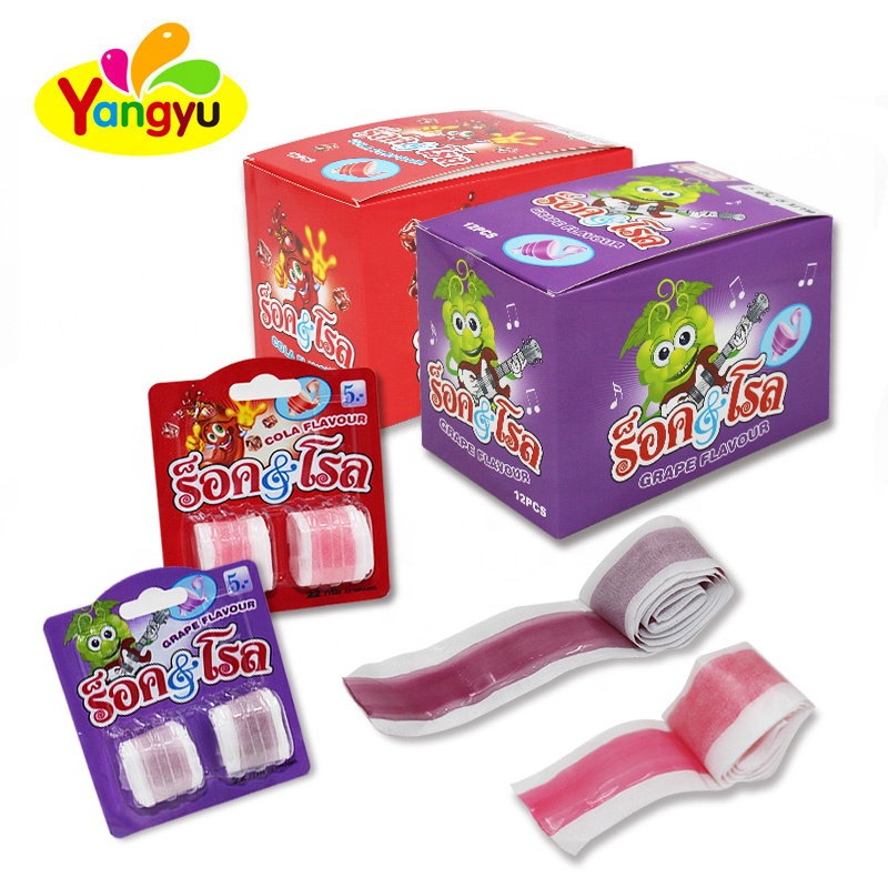 Поставщик Gummy Roll 2 в 1, сладкий фруктовый желе, рулон конфет