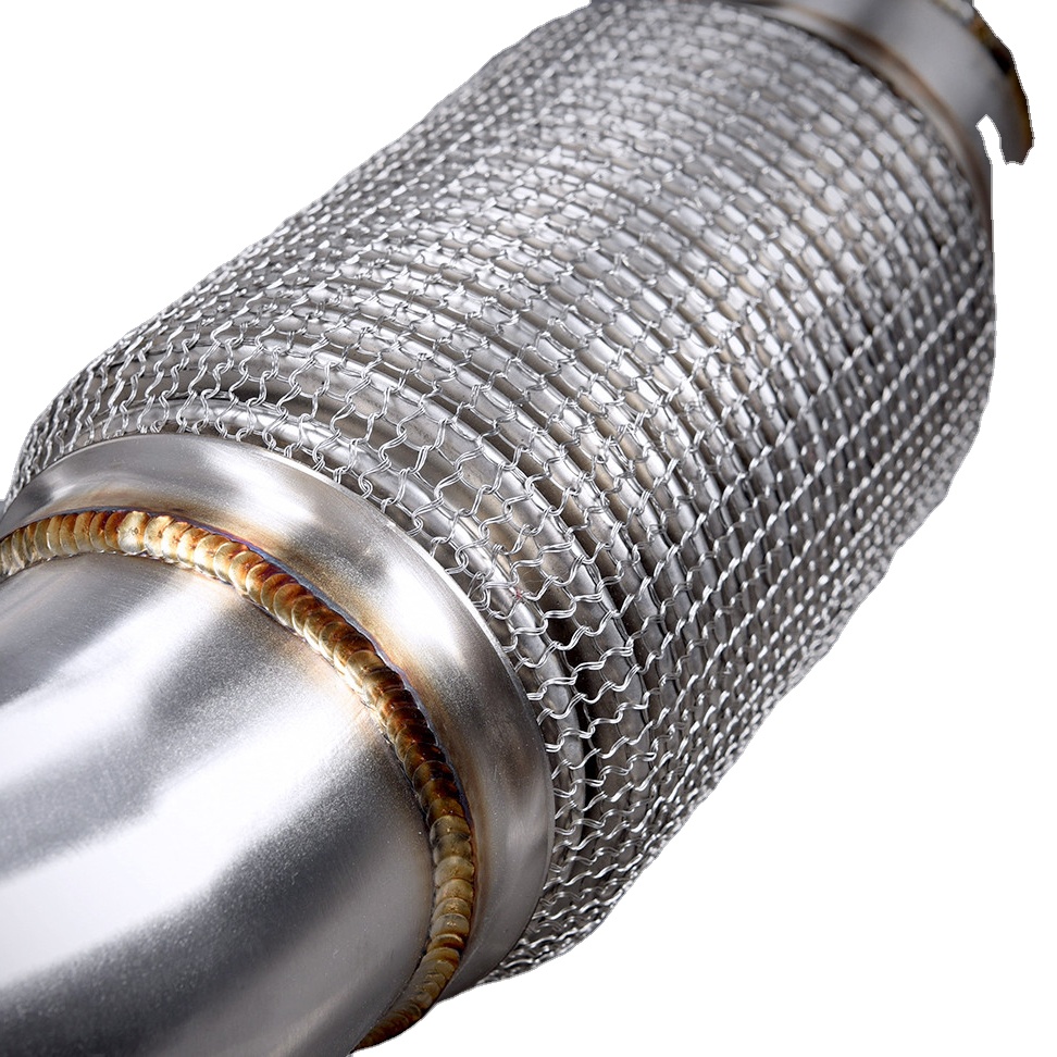 High performance exhaust system down pipe cat-less header or catalytic converter for Audi S3 2.0T