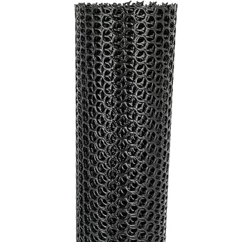 Black Plastic Chicken Wire Fence Mesh, Hexagonal Fencing Wire for Gardening, Poultry Fencing