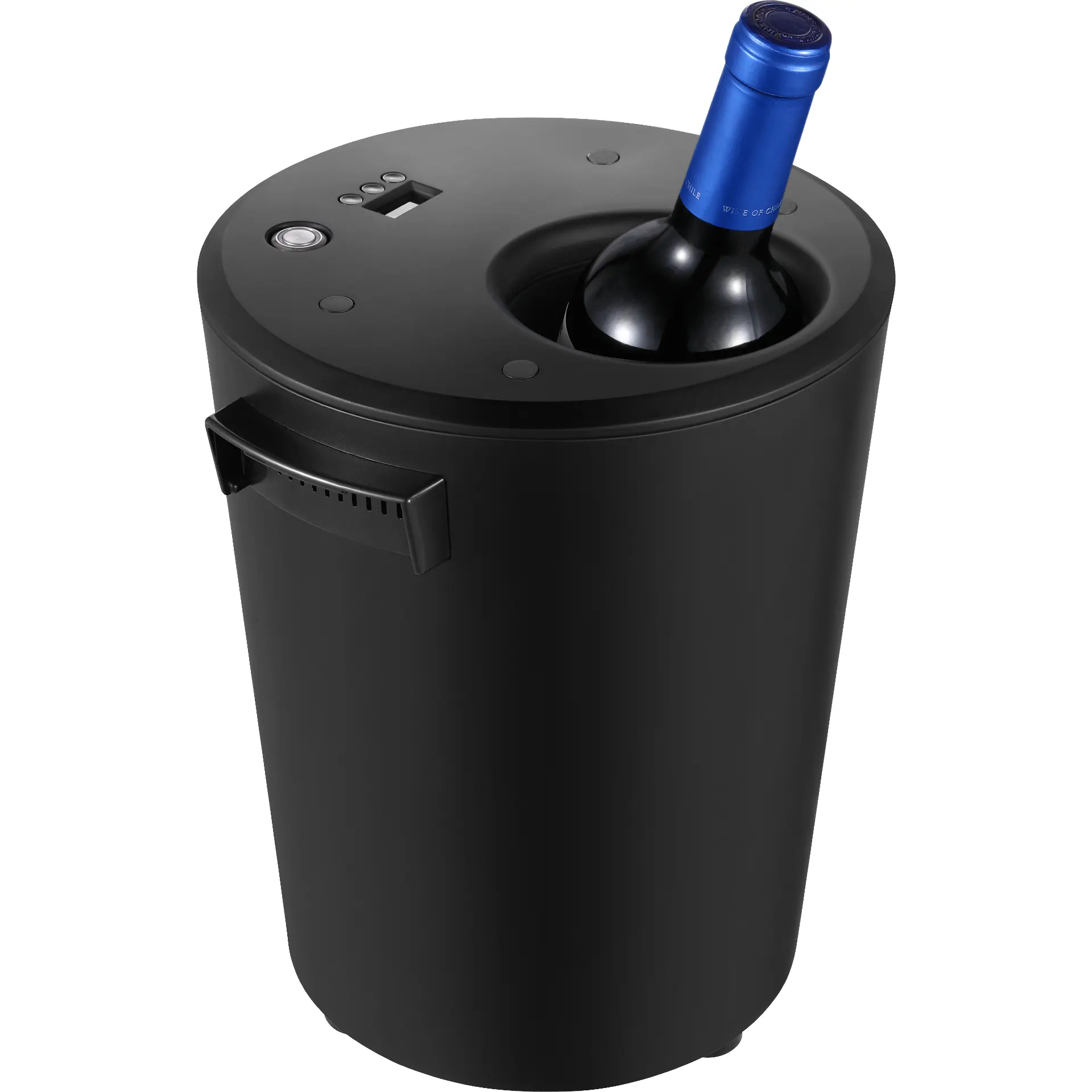 Custom 1 Bottle Luxury wine and Beverage bottle Cooler Electric Wine ice bucket for single bottle