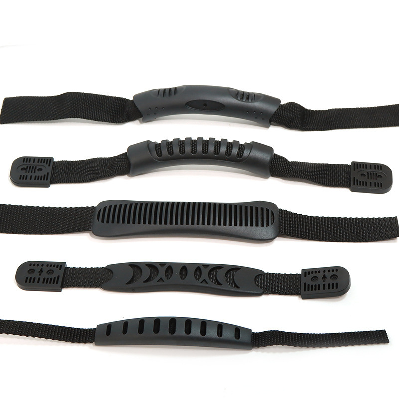 Manchao PP Plastic Rubber Webbing Top Carrying Handle for Backpack Travel Bag