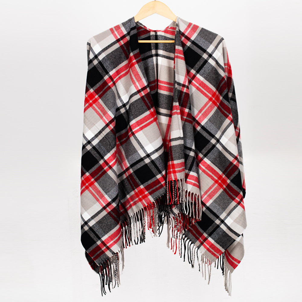 Fashion Winter Wool Split Scarf Shawls Super Cozy Warm Scarf for Women
