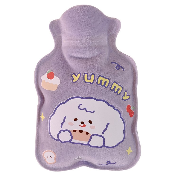 200ml creative injection hot water bag plush cute mini warm water bag warm hand treasure student cartoon hand warmer