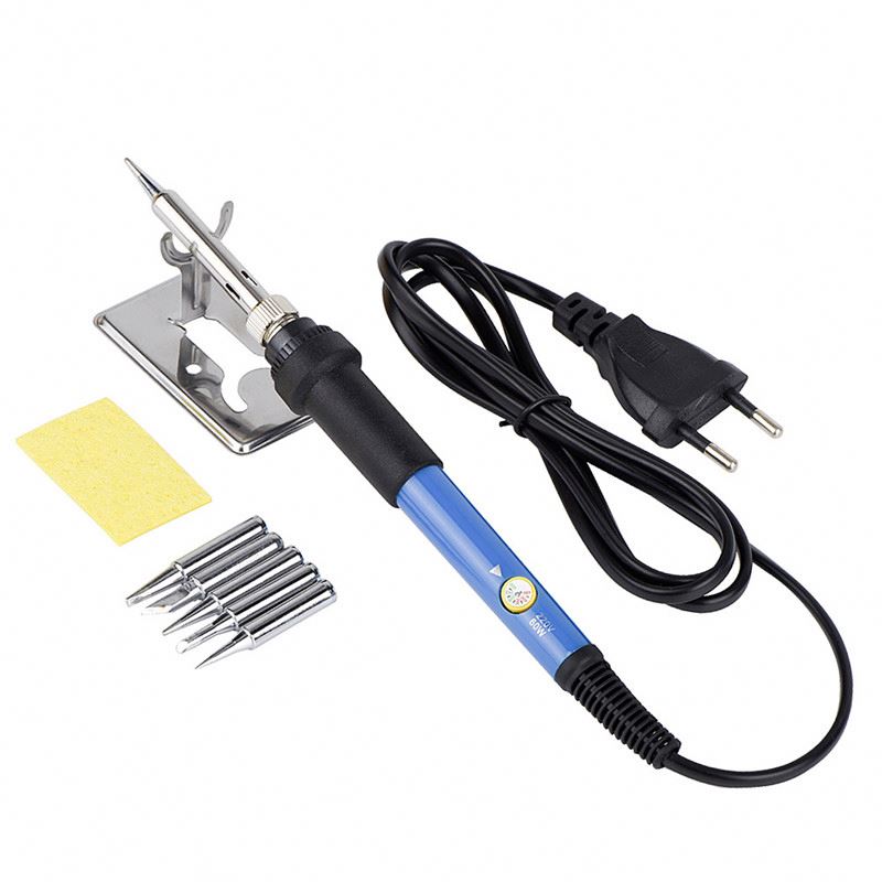 AE908 set of Carton 220v60W gauge adjustable temperature electric iron set