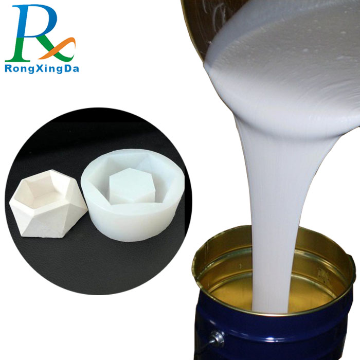 Durable rtv liquid molding silicone rubber for cement planter mold making